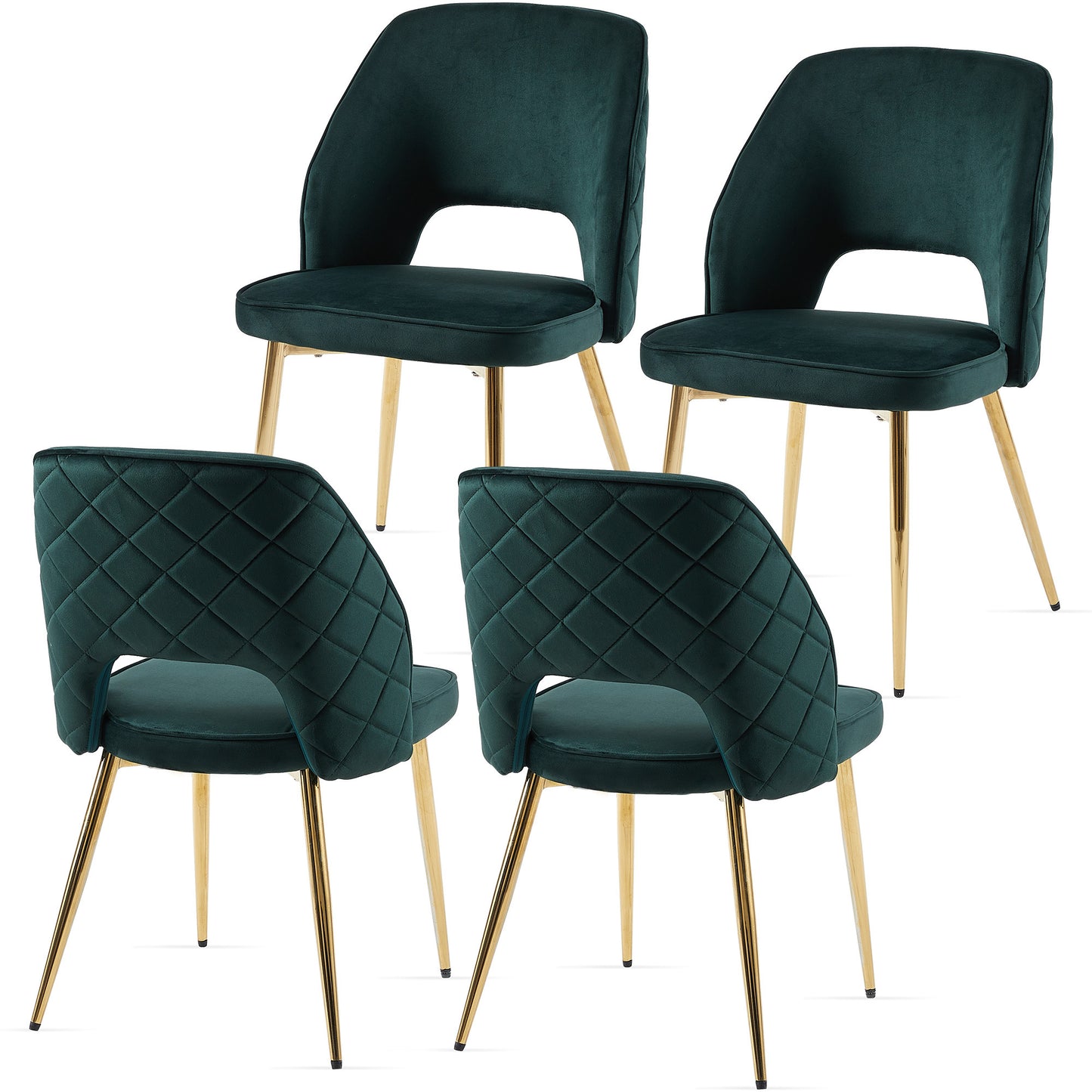 Oakridge Modern Upholstered Velvet Dining Chairs