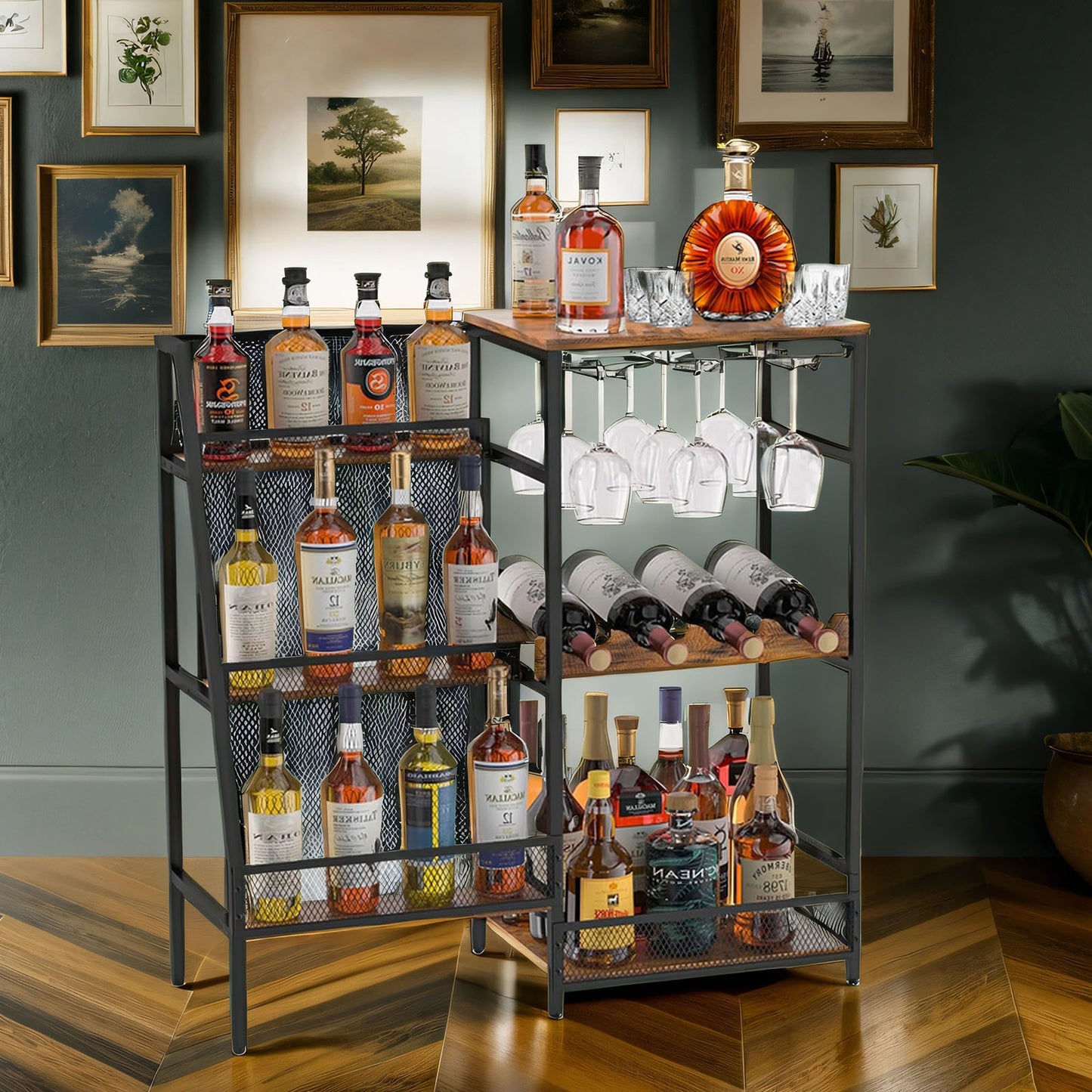 Irvington Industrial Versatile Liquor Wine Stand