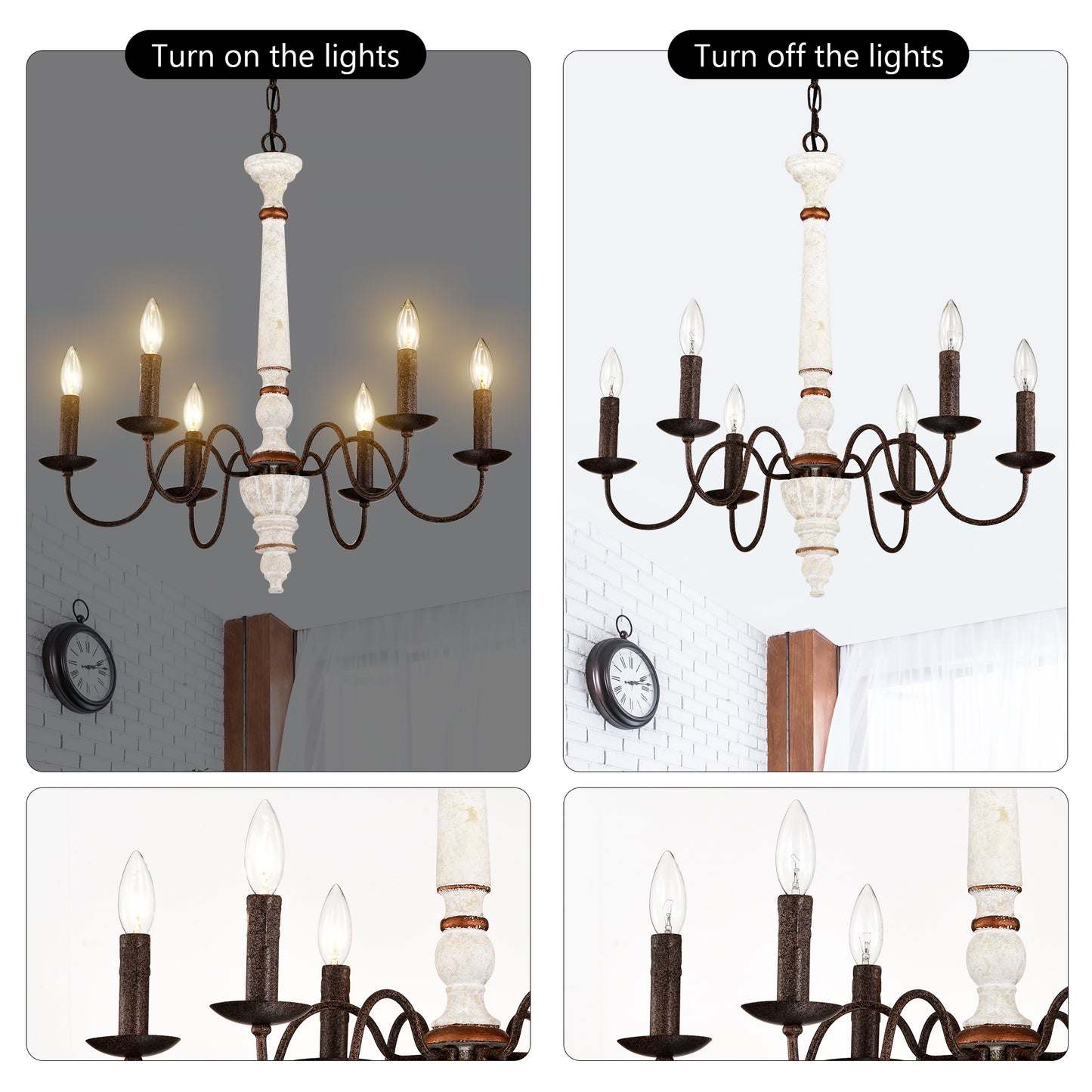 Lula Mid-Century Retro Chandelier Fixture