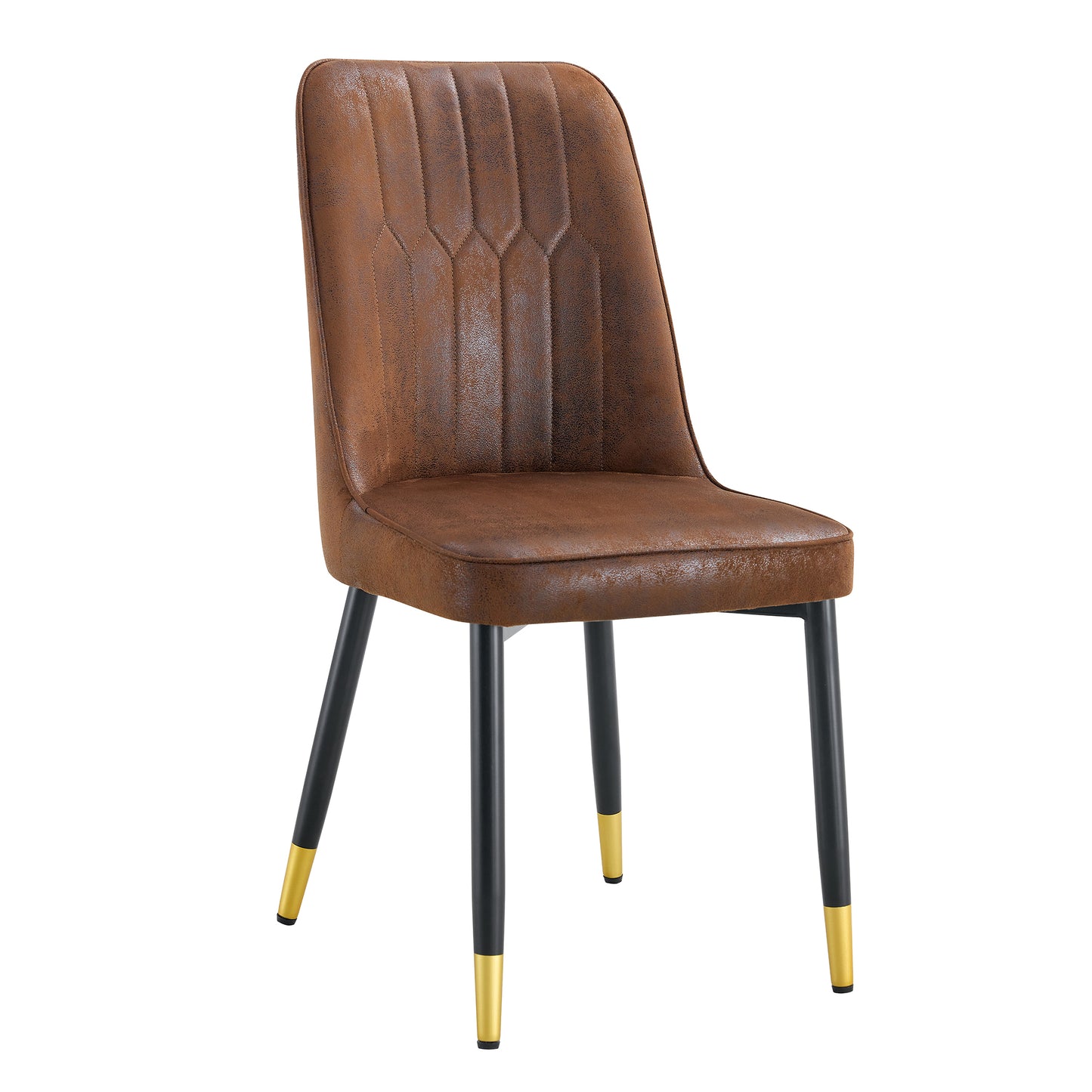 Justo Contemporary Velvet Metal legs Dining Chairs