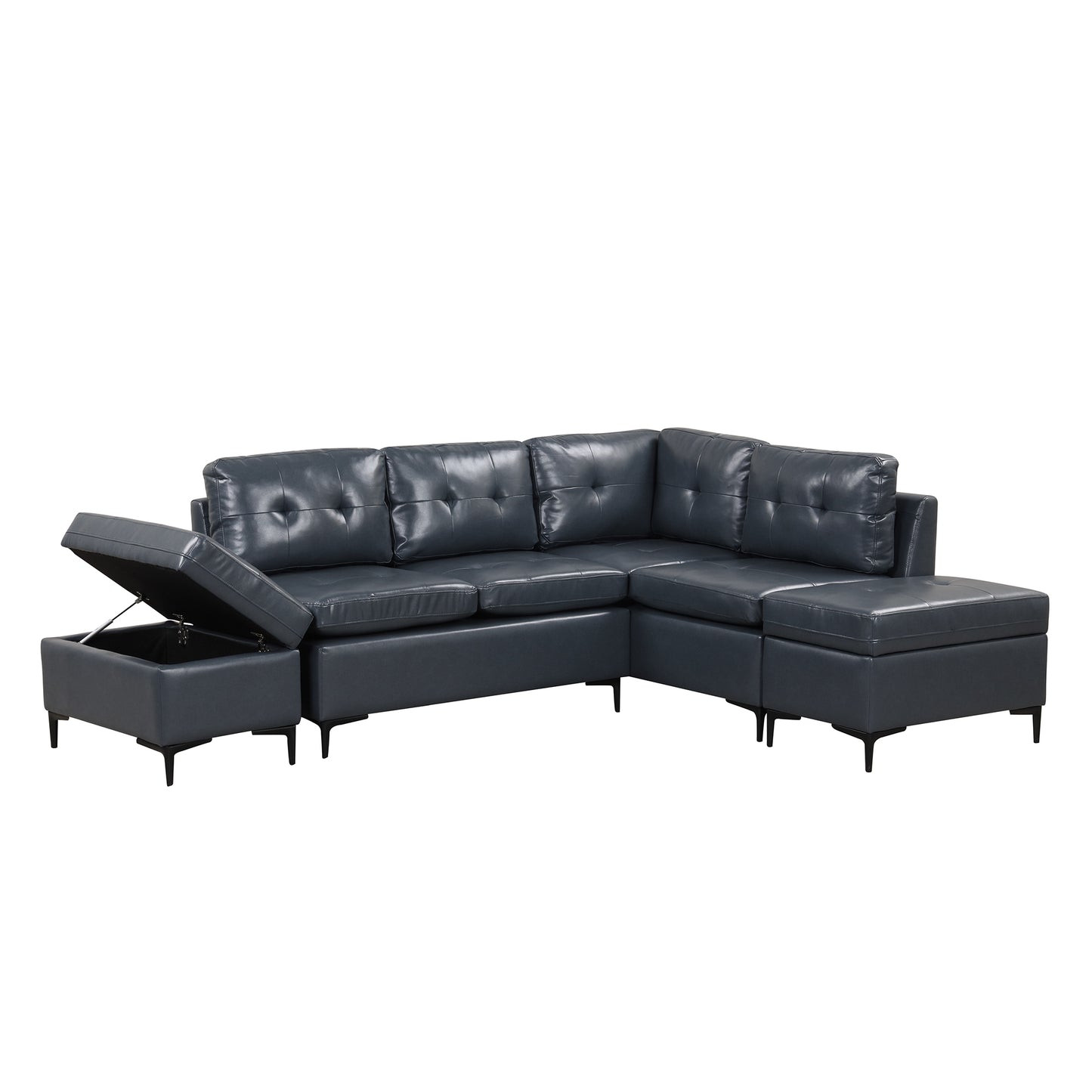 Sonoma Mid-Century L-Shaped Corner Sofa