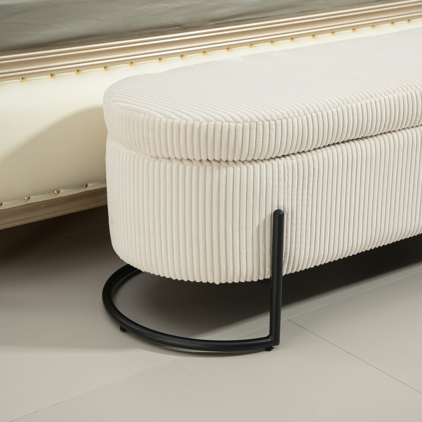 Lula Modern Upholstered Storage Ottoman