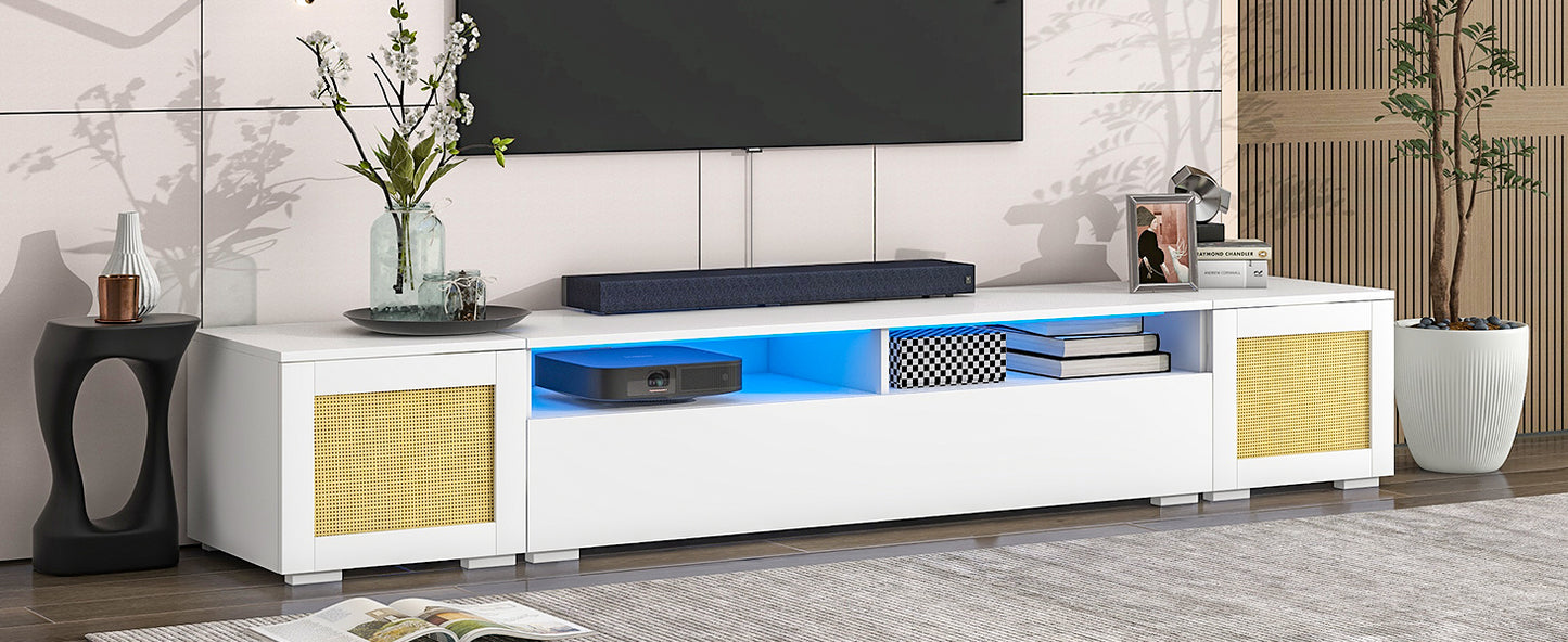 Westport Contemporary ON-TREND Rattan Entertainment Center