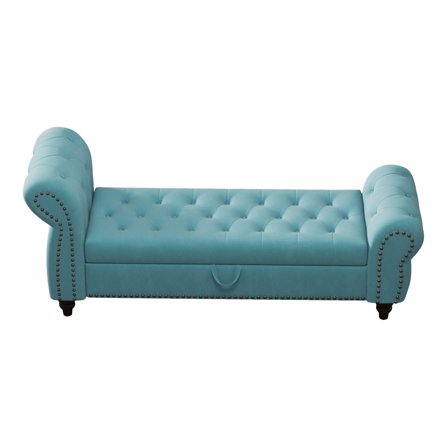 Somerset Contemporary Classic Velvet Tufted Bench
