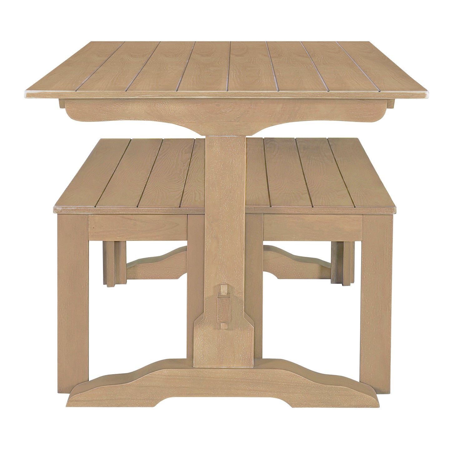 Mission Modern Trestle Dining Set