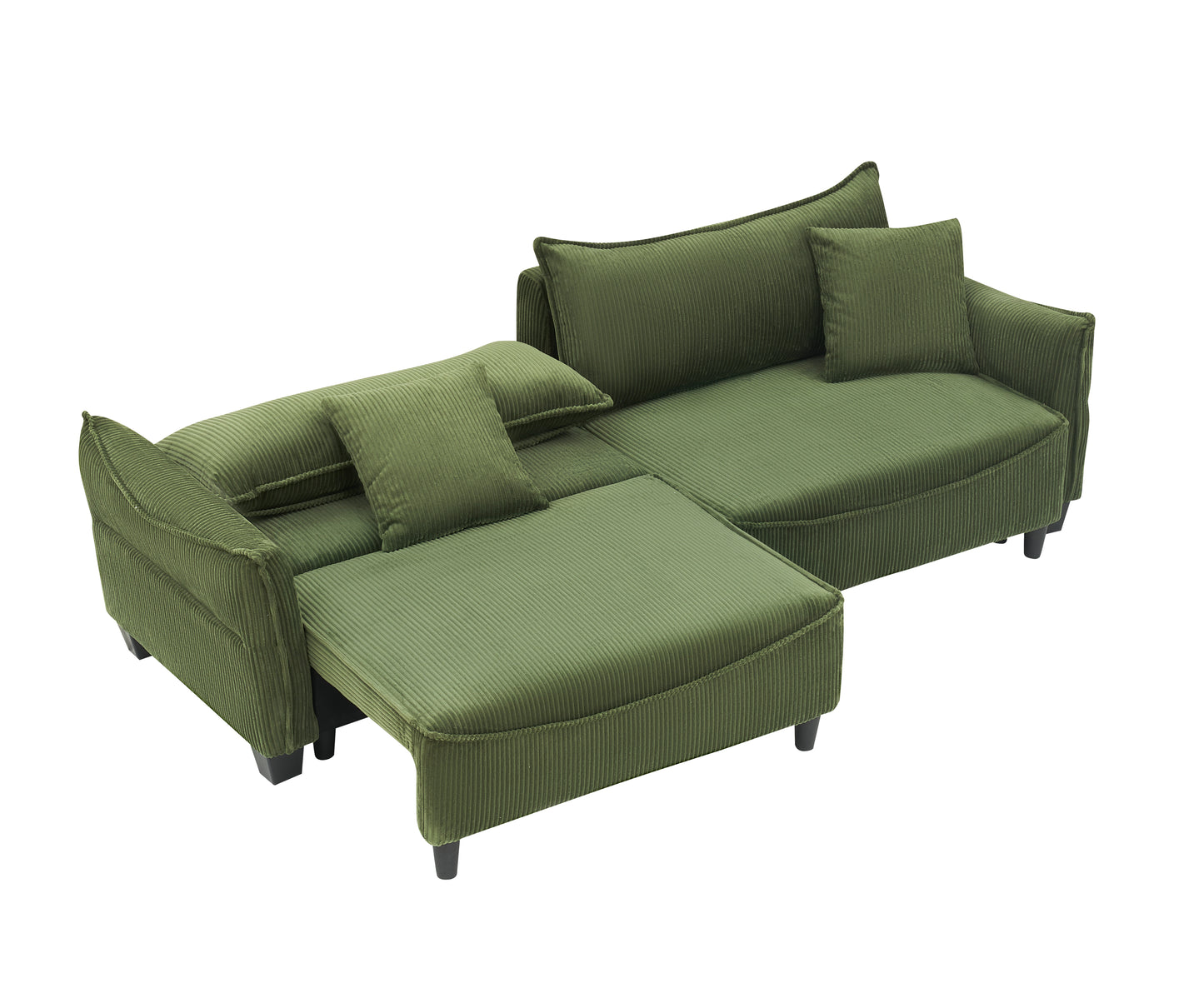 Napa Mid-Century Corduroy Sofa Bed