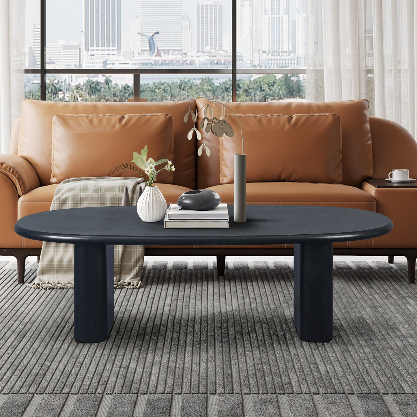 Centerville Modern Tapered Black Coffee Table