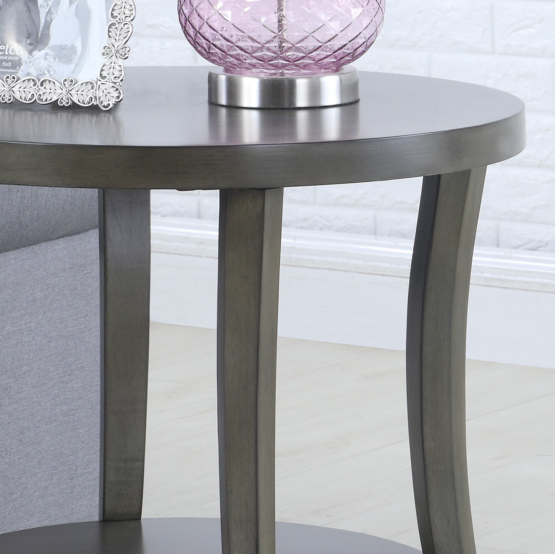 Justo Contemporary Oval Shelf Coffee Table