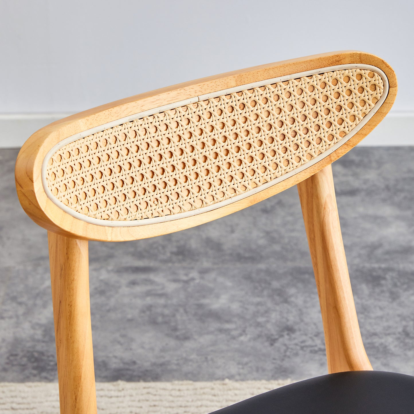Eda Mid-Century Solid Wood Dining Chair