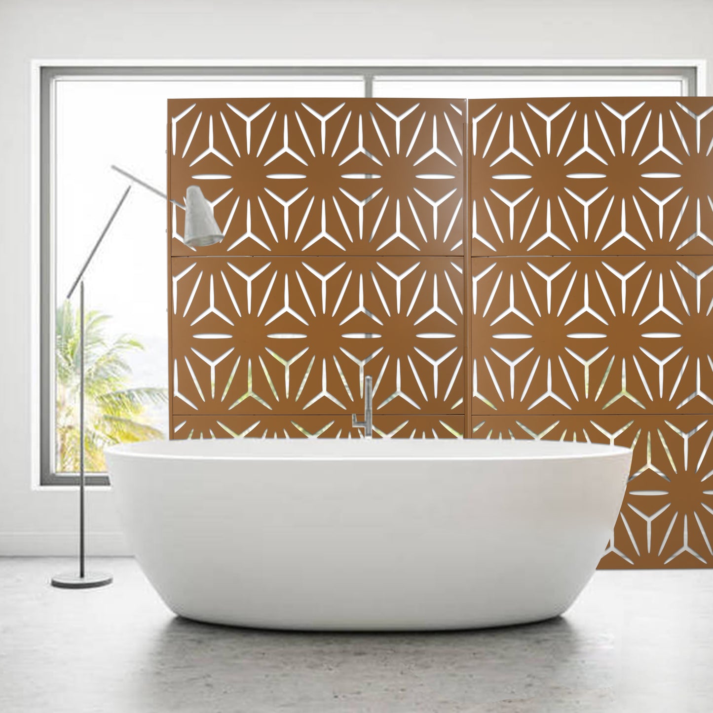 Lazzareschi Industrial Metal Privacy Screen