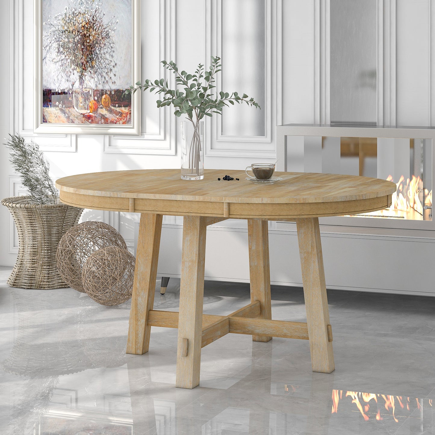 Fitch Craftsman Farmhouse Extendable Table