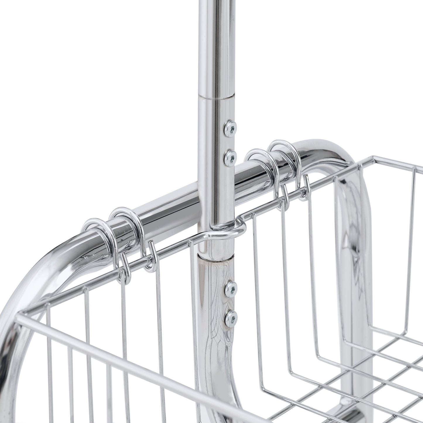 Marcel Industrial Velvet Garment Rack