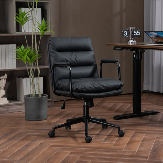 Kingsly Contemporary Ergonomic PU Leather Chair