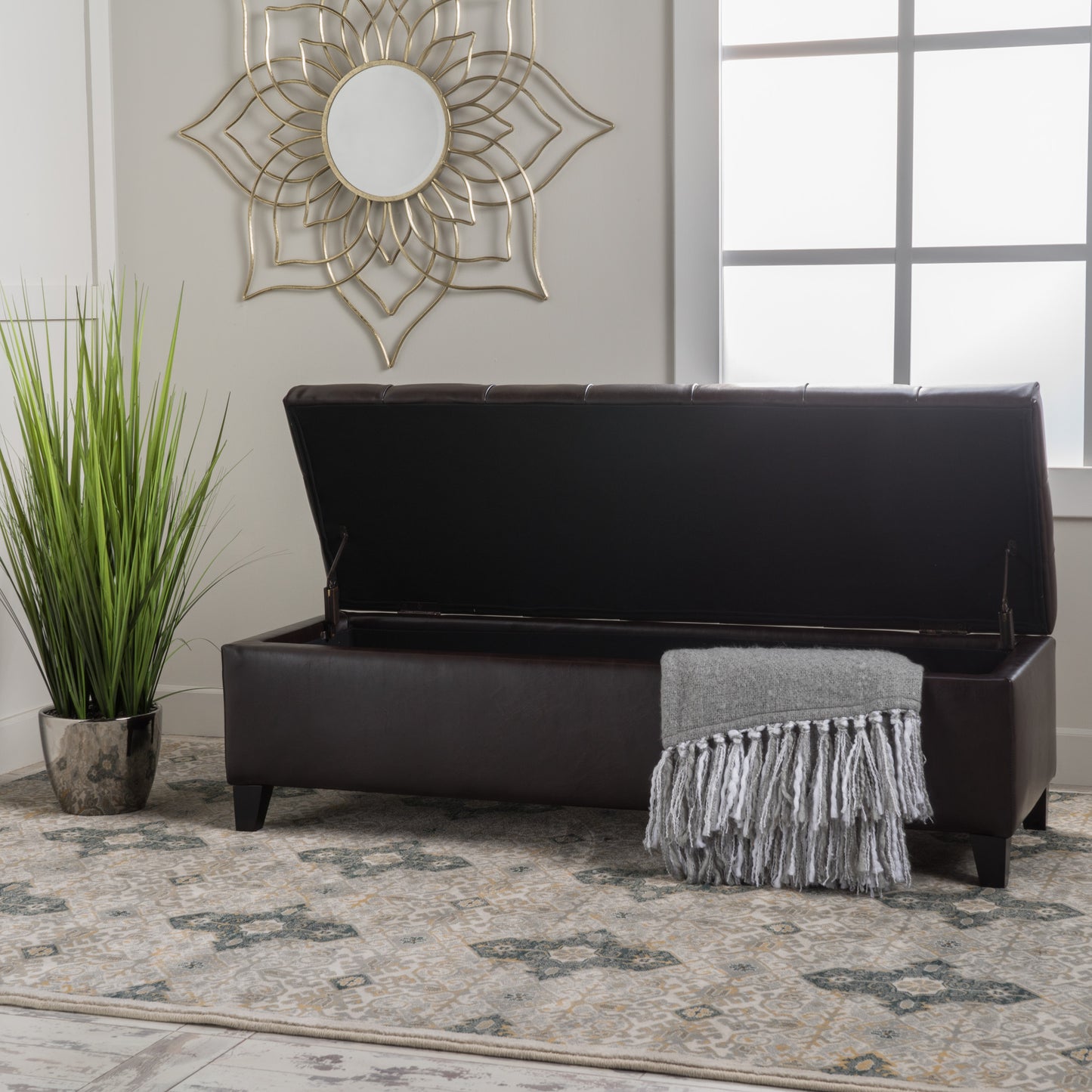 Niles Contemporary Glouster Ottoman