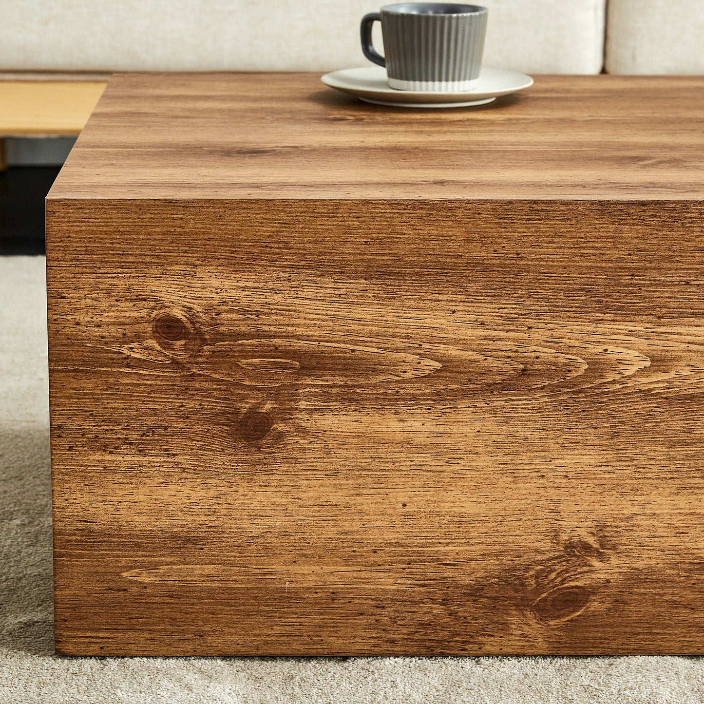 Sonoma Craftsman Wood Texture Table