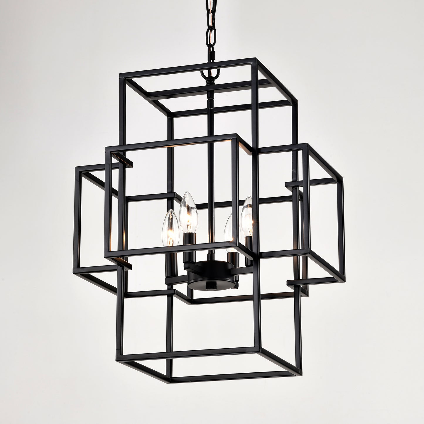 Marites Industrial Farmhouse Lantern Pendant