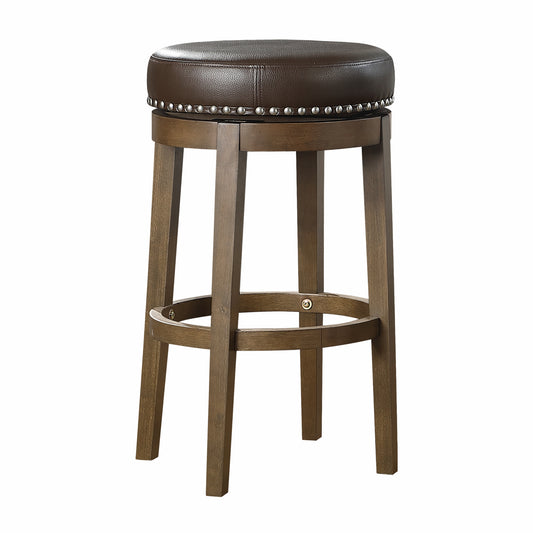 Westport Traditional Nailhead Faux Leather Stools