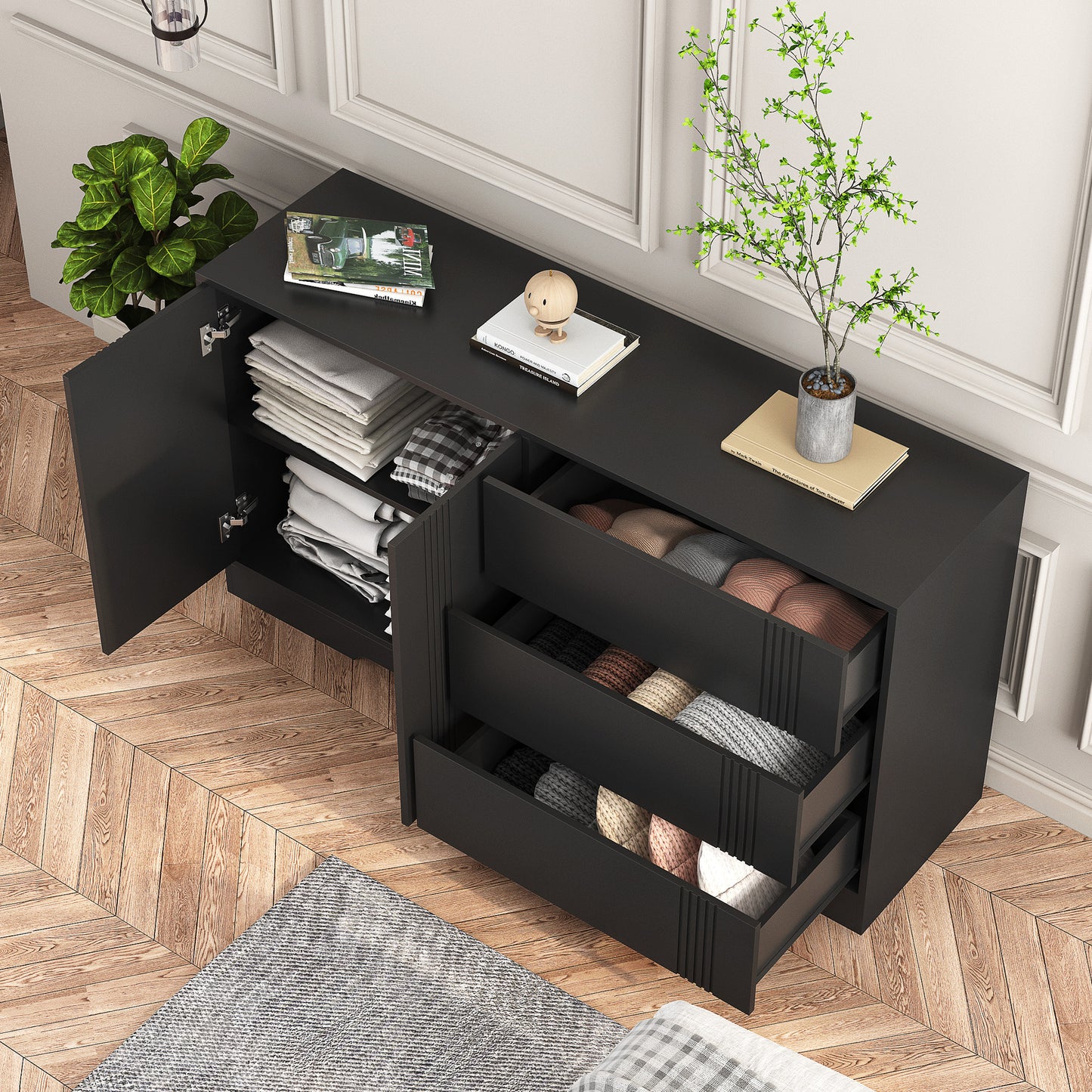 Fitch Modern Kitchen Buffet Storage