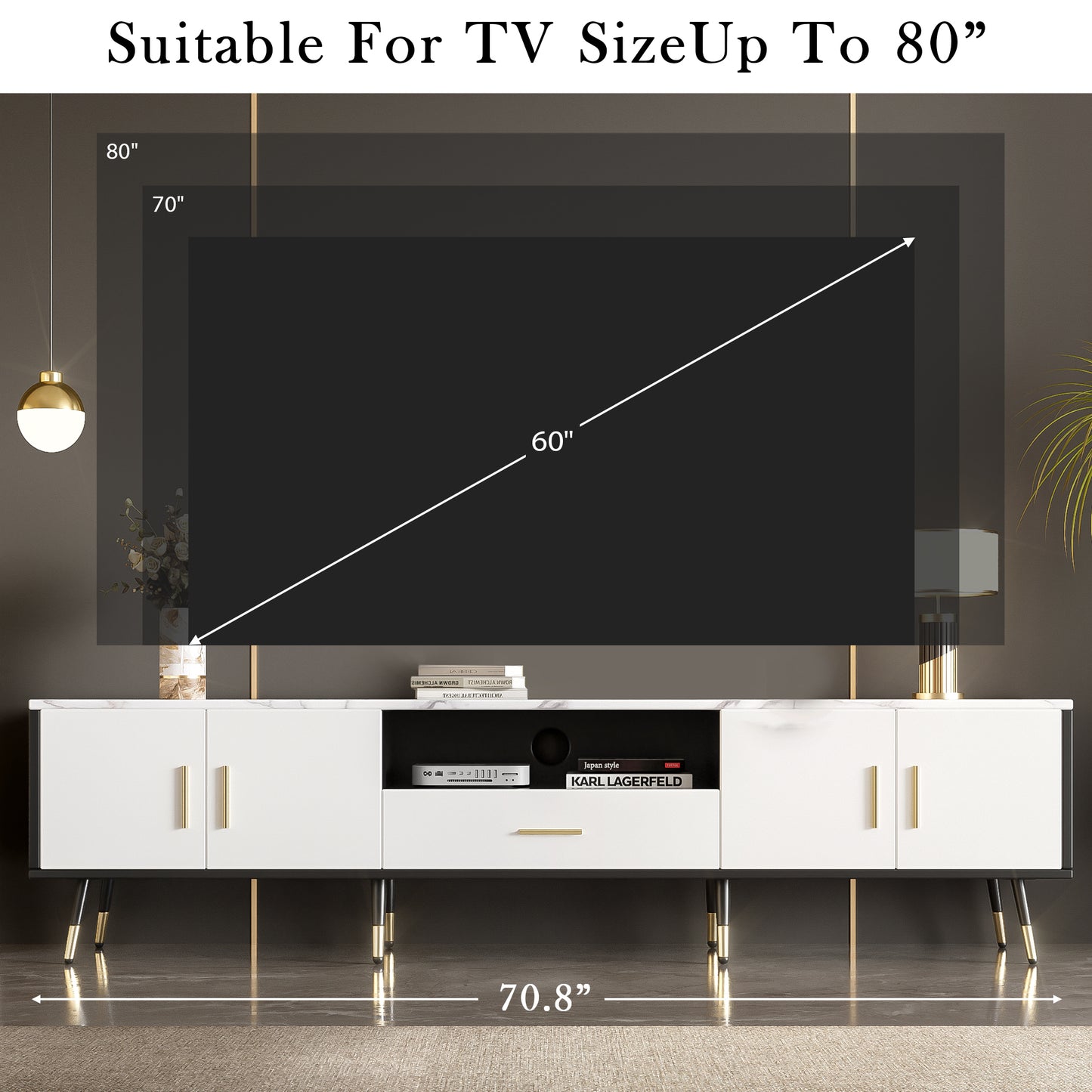 Sonoma Modern Velvet TV Stand