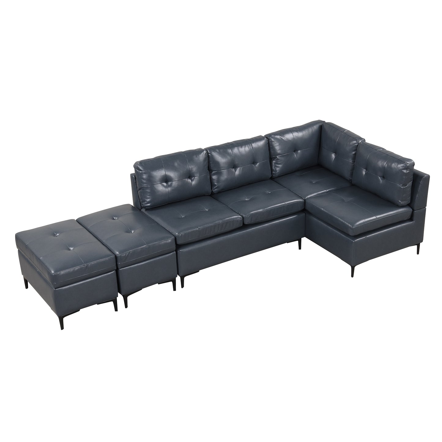 Sonoma Mid-Century L-Shaped Corner Sofa