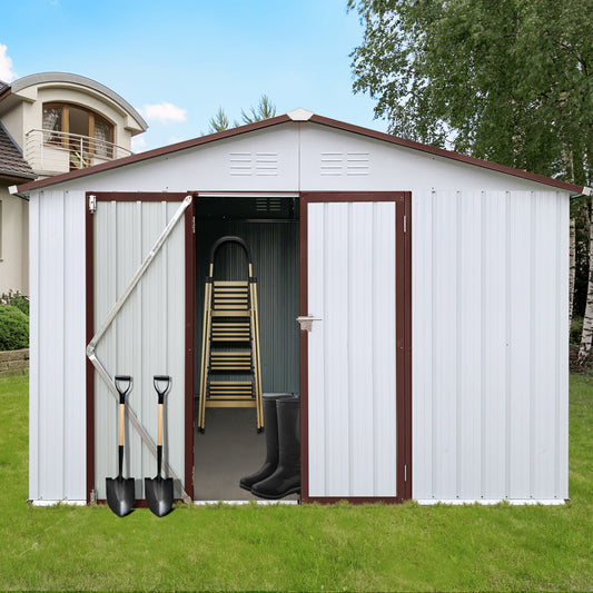 Healdsburg Industrial Metal Outdoor Storage Shed