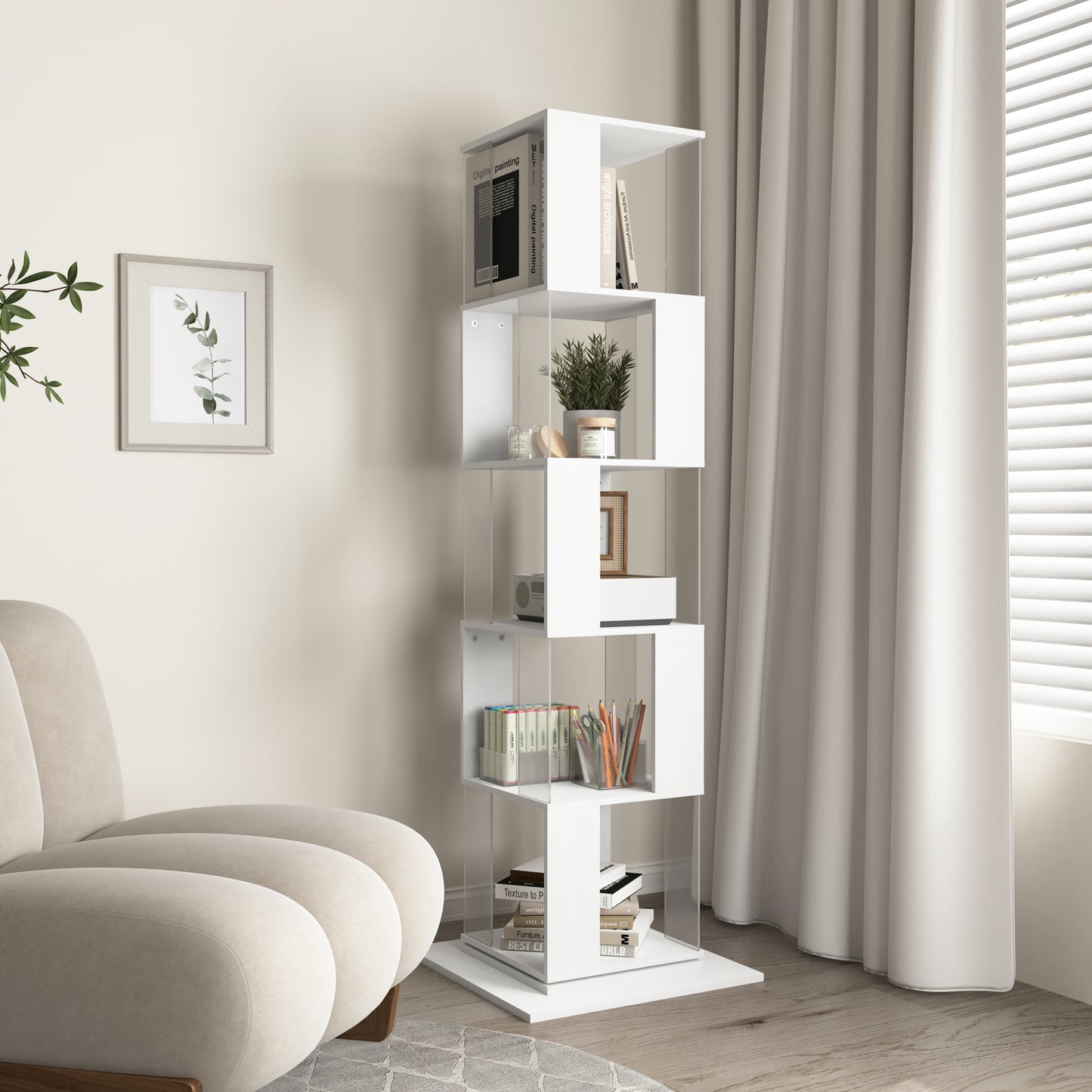 Oakridge Modern Rotating Acrylic Display Rack