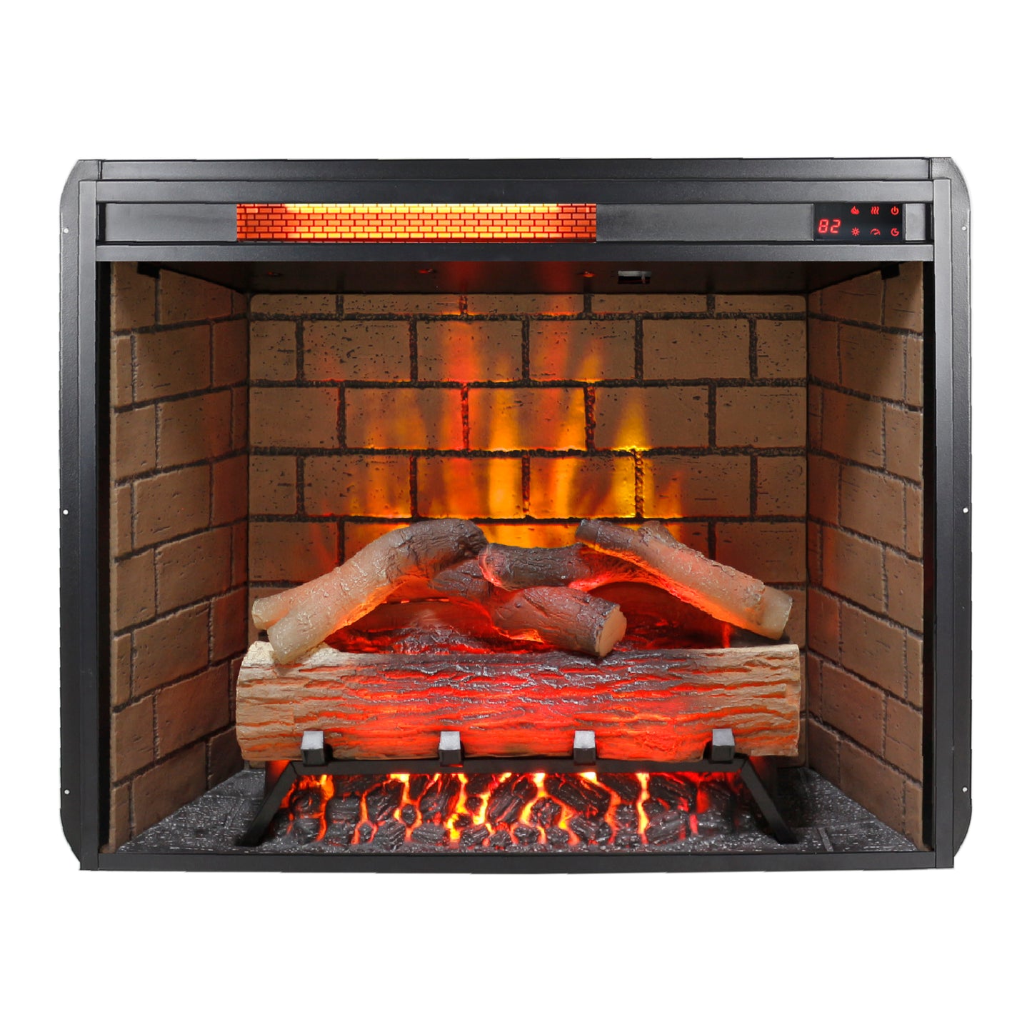 Bartholomew Modern Infrared Smokeless Electric Fireplace