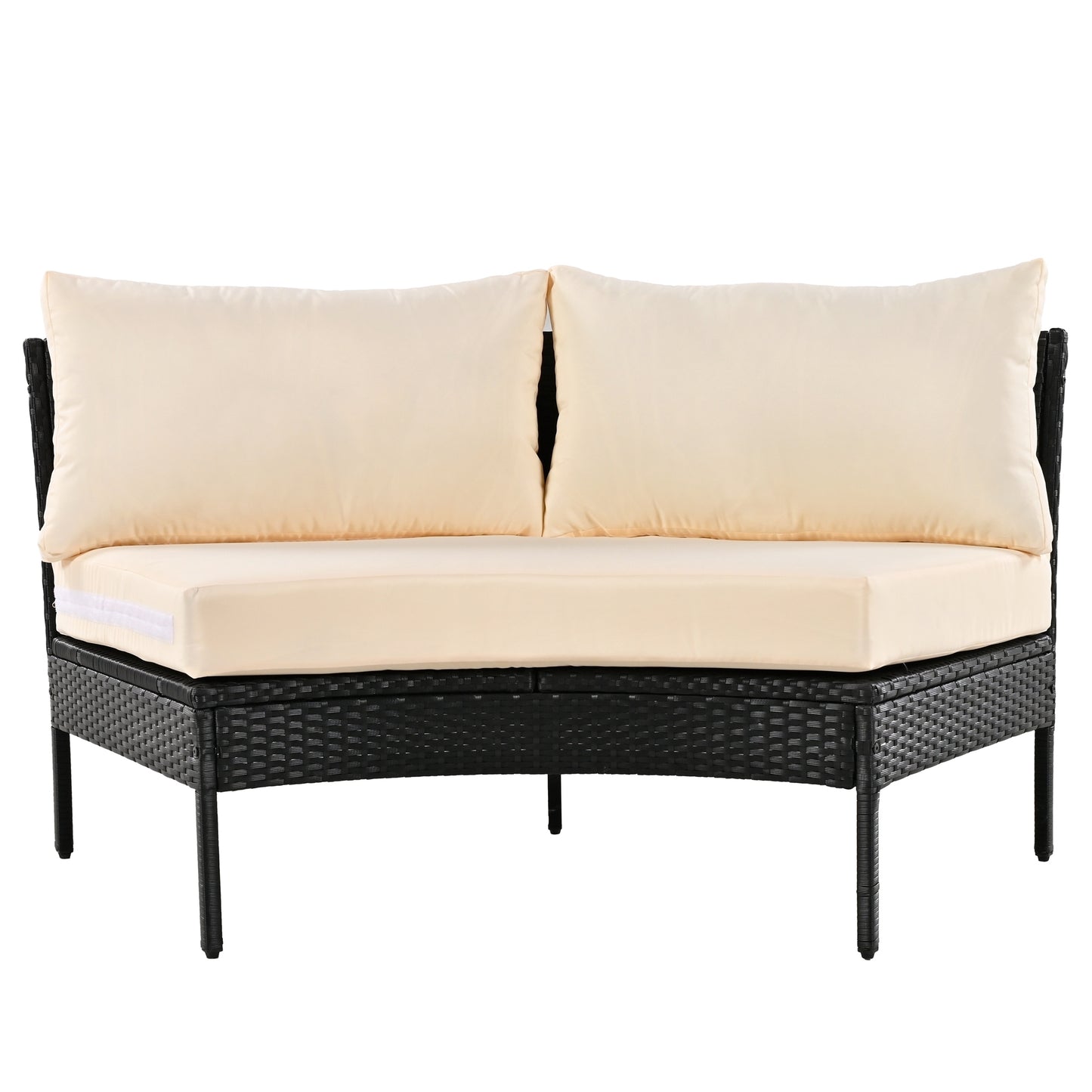 Somerset Modern Curved Outdoor Sofa