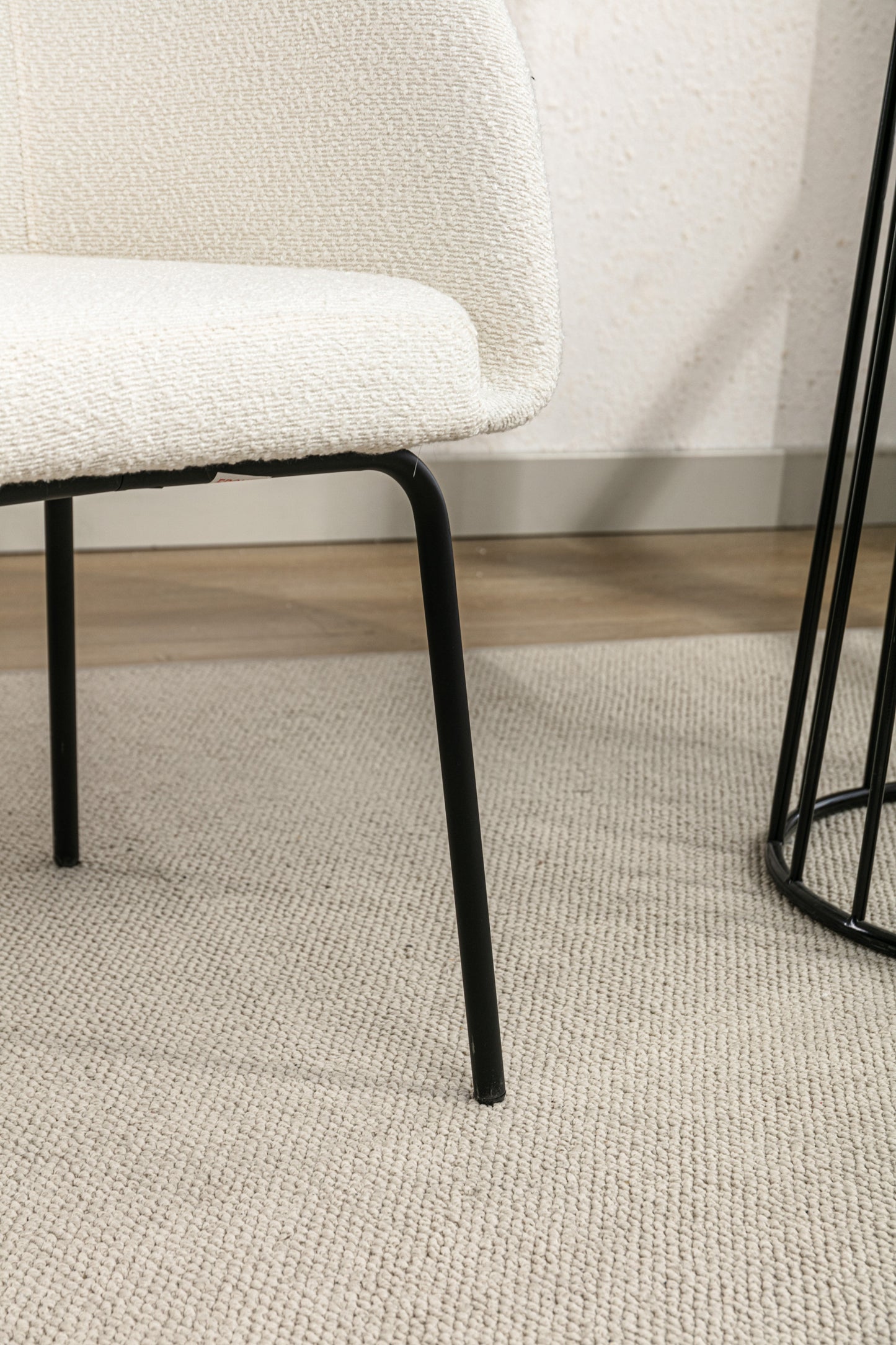 Emery Modern Boucle Fabric Dining Chair