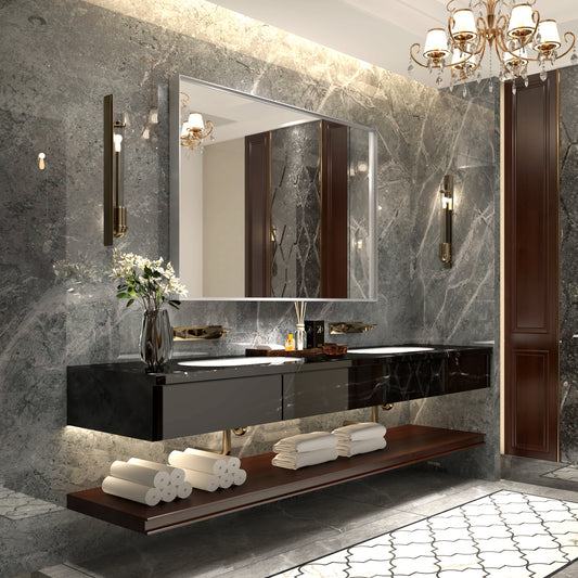 Irvington Modern Beveled Wall Mirror