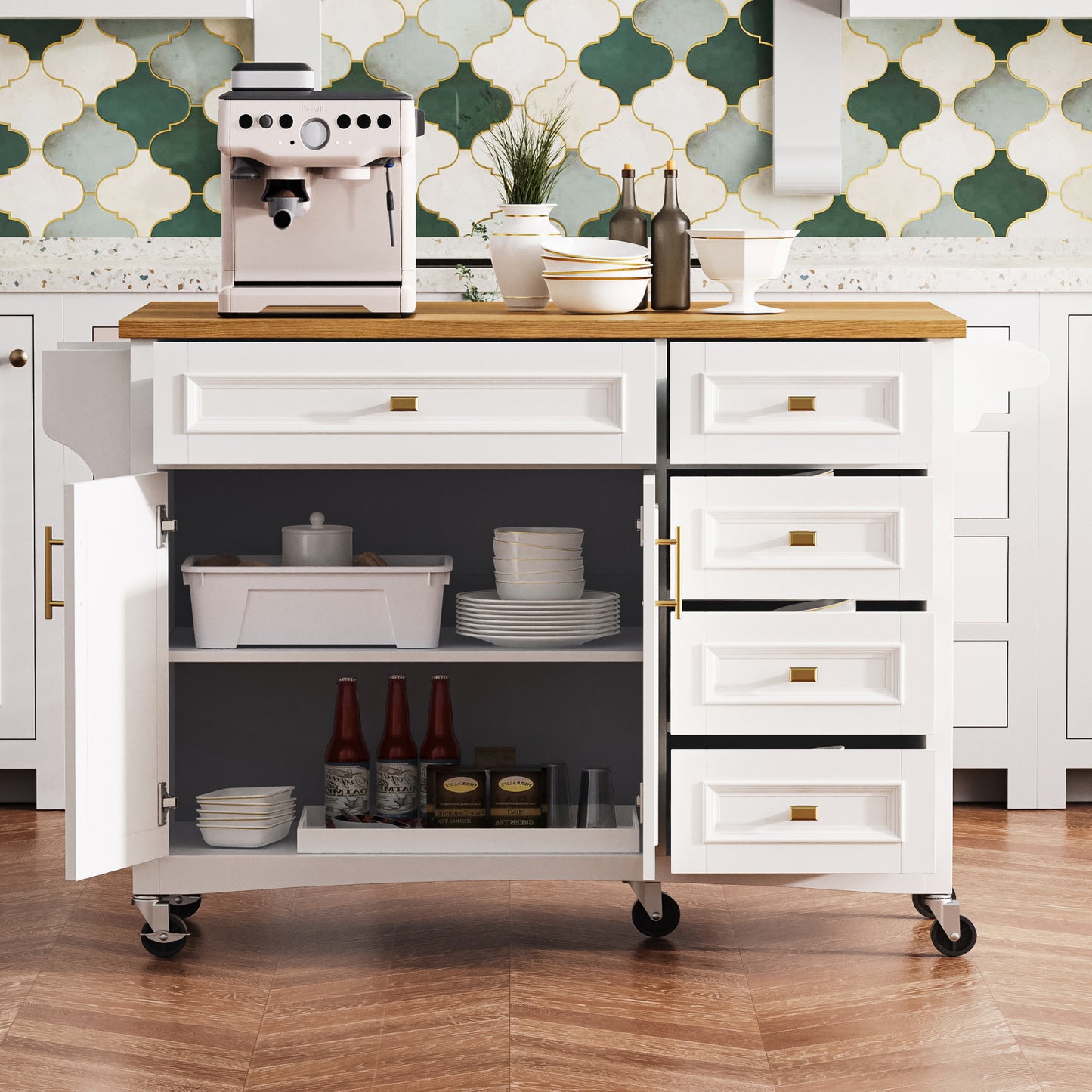 Cleo Modern Kitchen Island