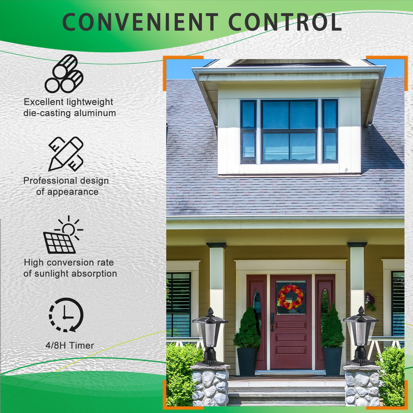 Eda Mid-Century Retro Solar Dimmable