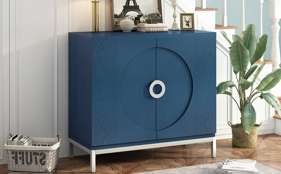 Luz Contemporary Storage Accent Entryway Cabinet