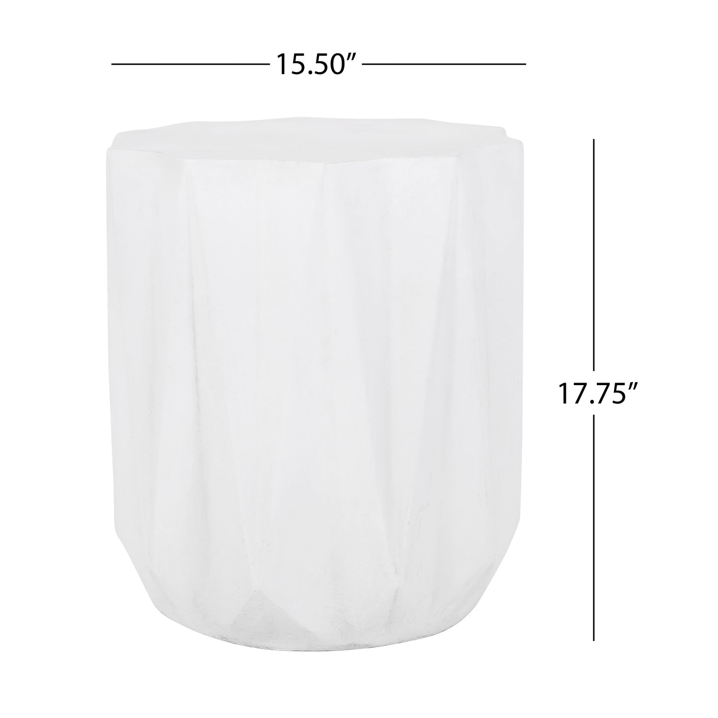 Ghivi Contemporary Outdoor Lightweight Side Table