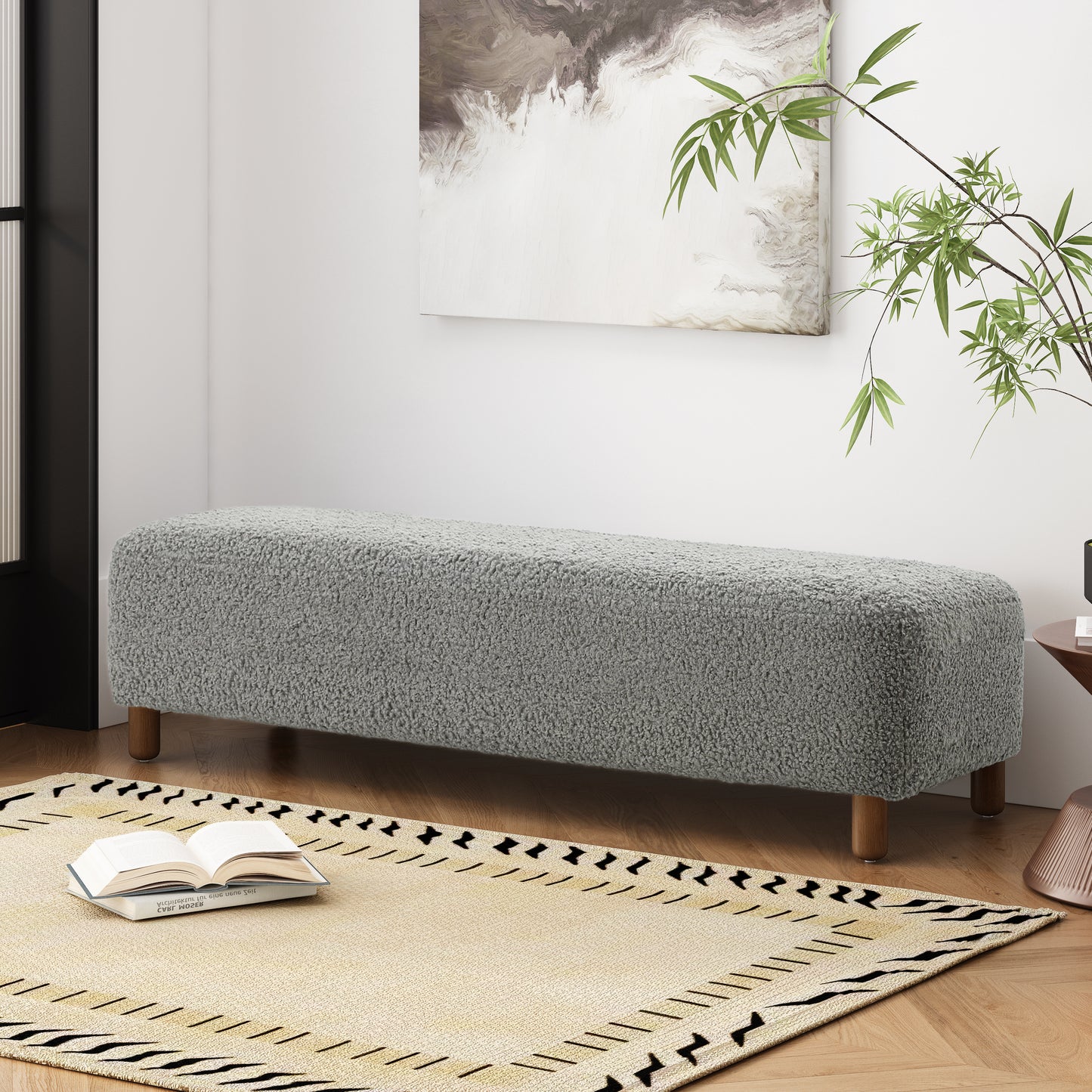 Lazzareschi Modern Comfortable Ottoman