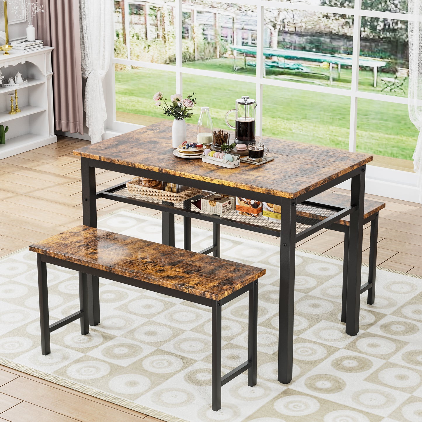 Warmsprings Modern Farmhouse Kitchen Table Set