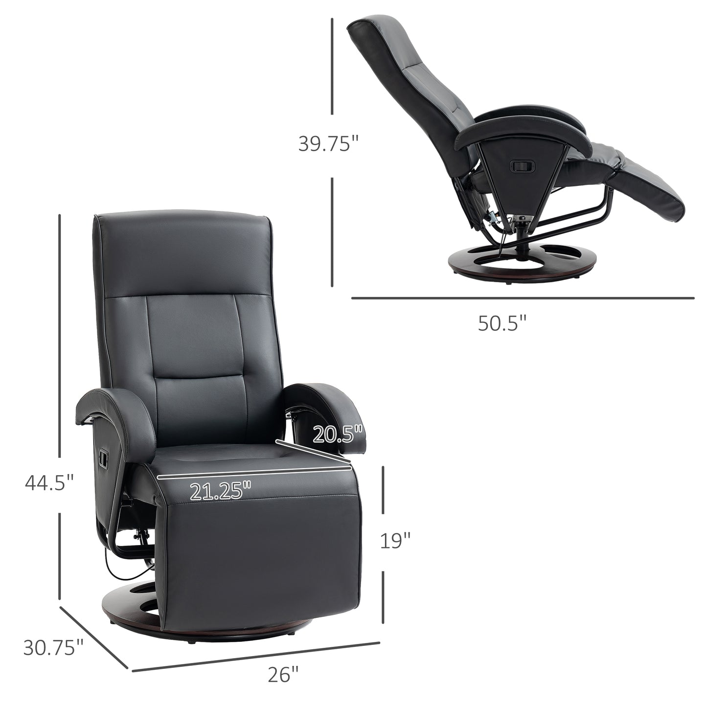 Ghivi Modern Recliner Chair