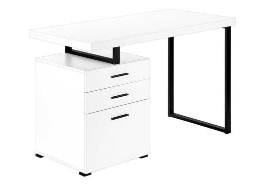 Marites Modern White Office Desk