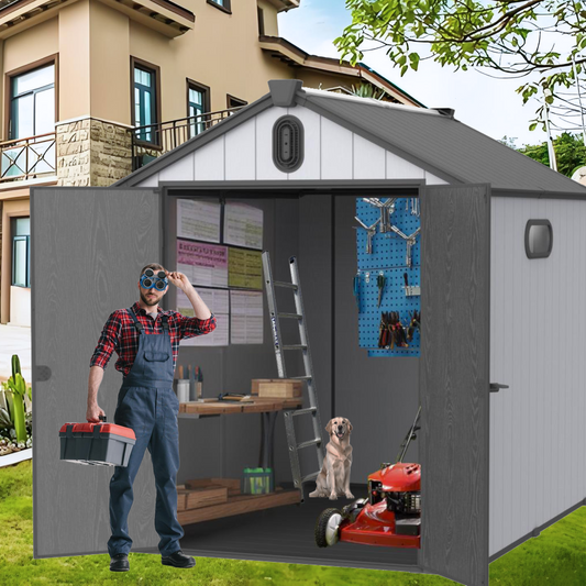 Lazzareschi Modern Spire Resin Storage Shed