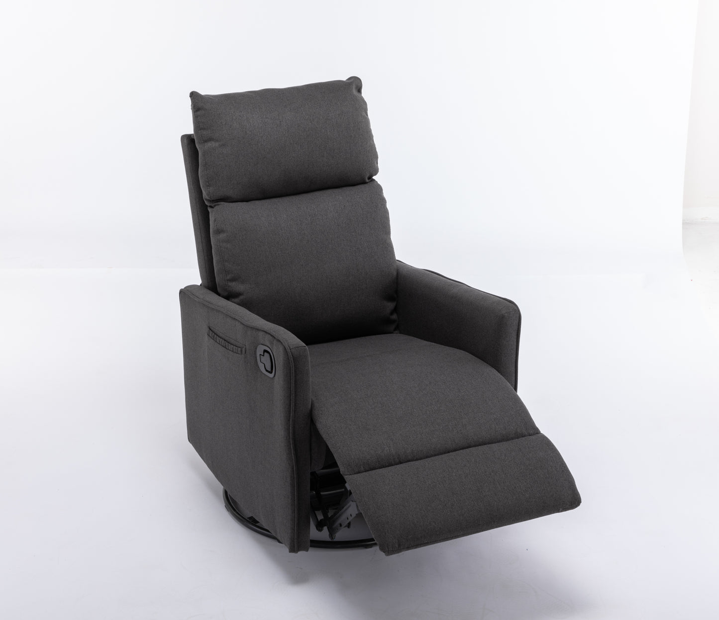 Amity Modern Cotton Linen Rocking Chair