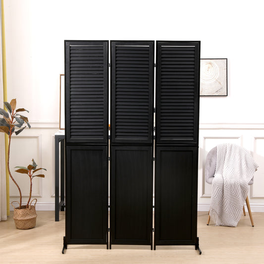 Westport Modern Wood Folding Privacy Screen