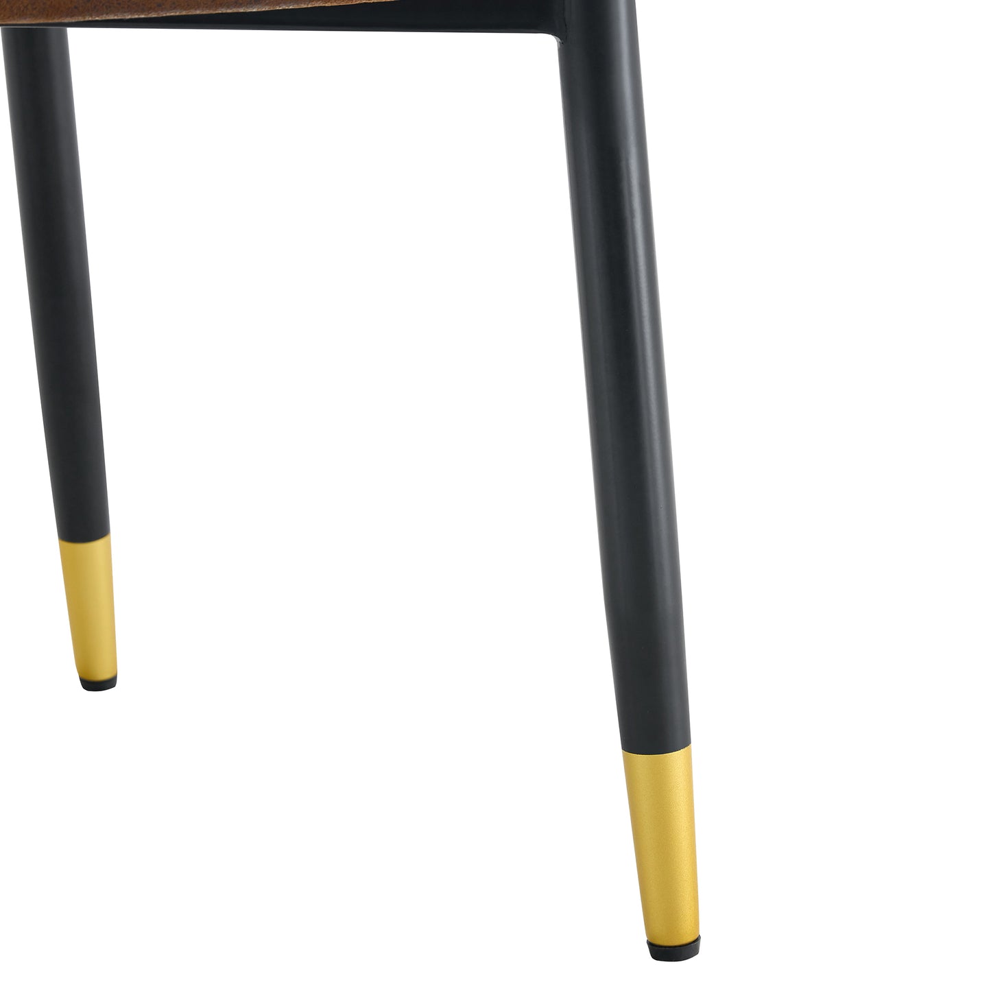 Justo Contemporary Velvet Metal legs Dining Chairs