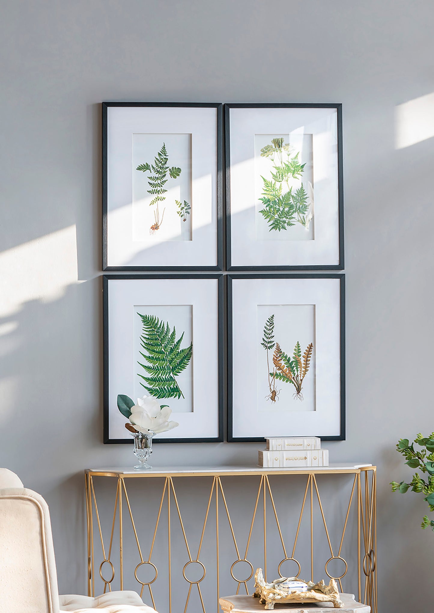 Sonoma Contemporary Set of 4 Botanical Wall Art Pieces