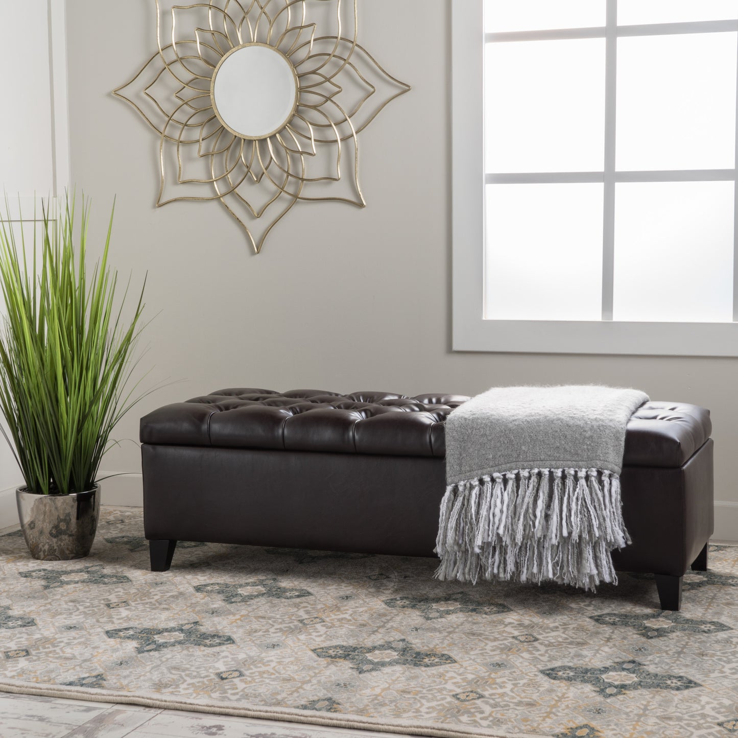 Niles Contemporary Glouster Ottoman