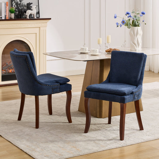 Healdsburg Modern Chenille Dining Chairs