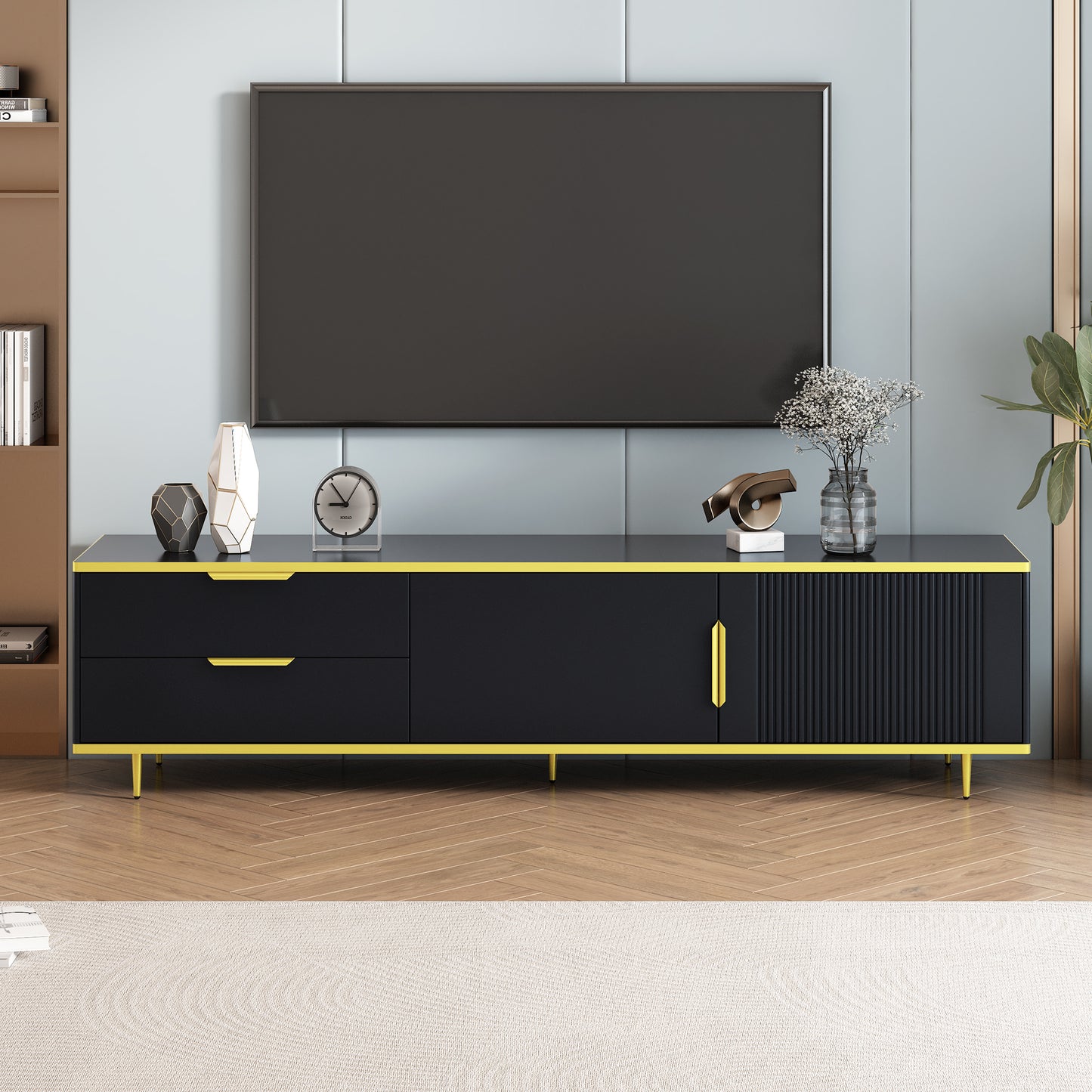 Irvington Modern U-Can  TV Stand Entertainment Center