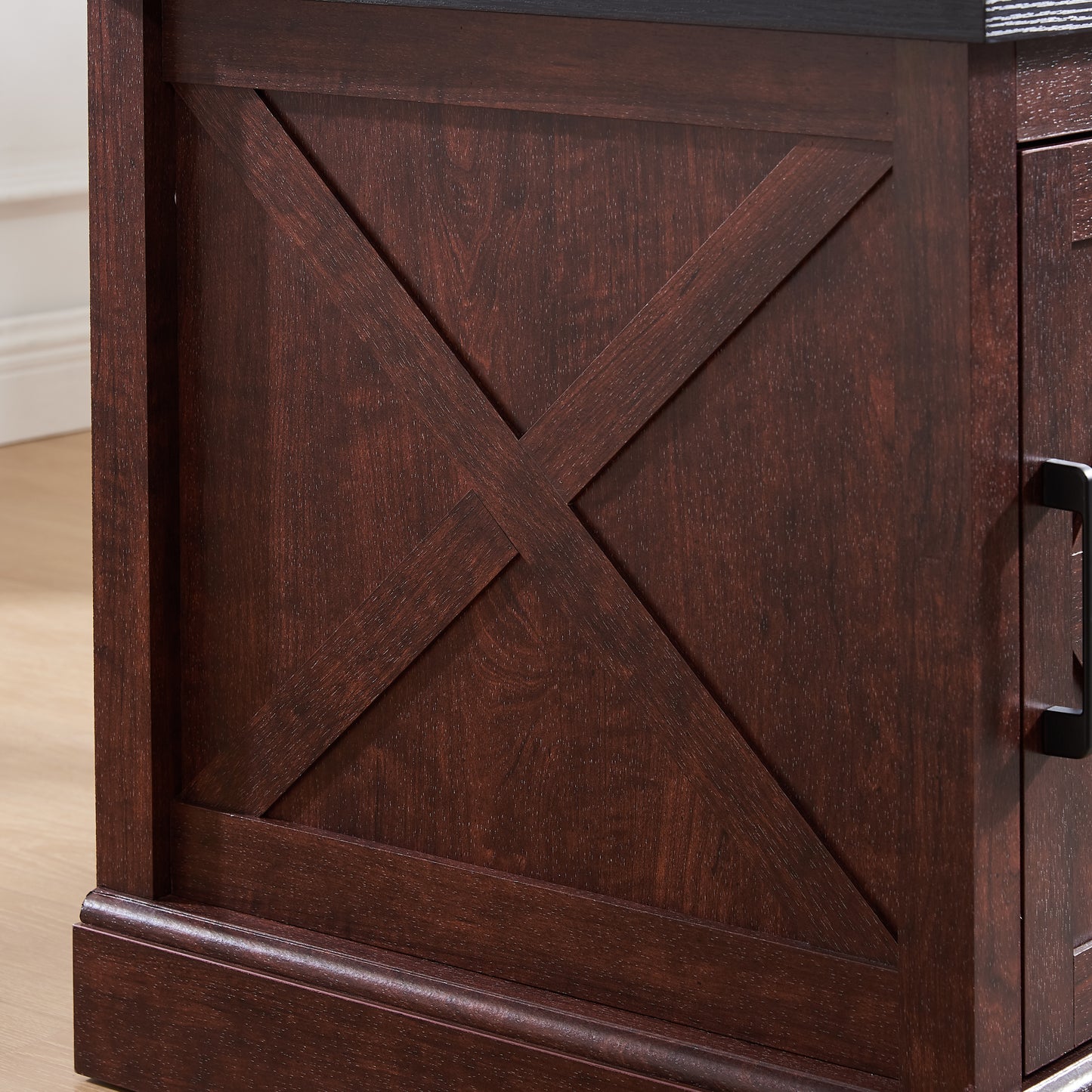 Marites Craftsman Oak Farmhouse End Table