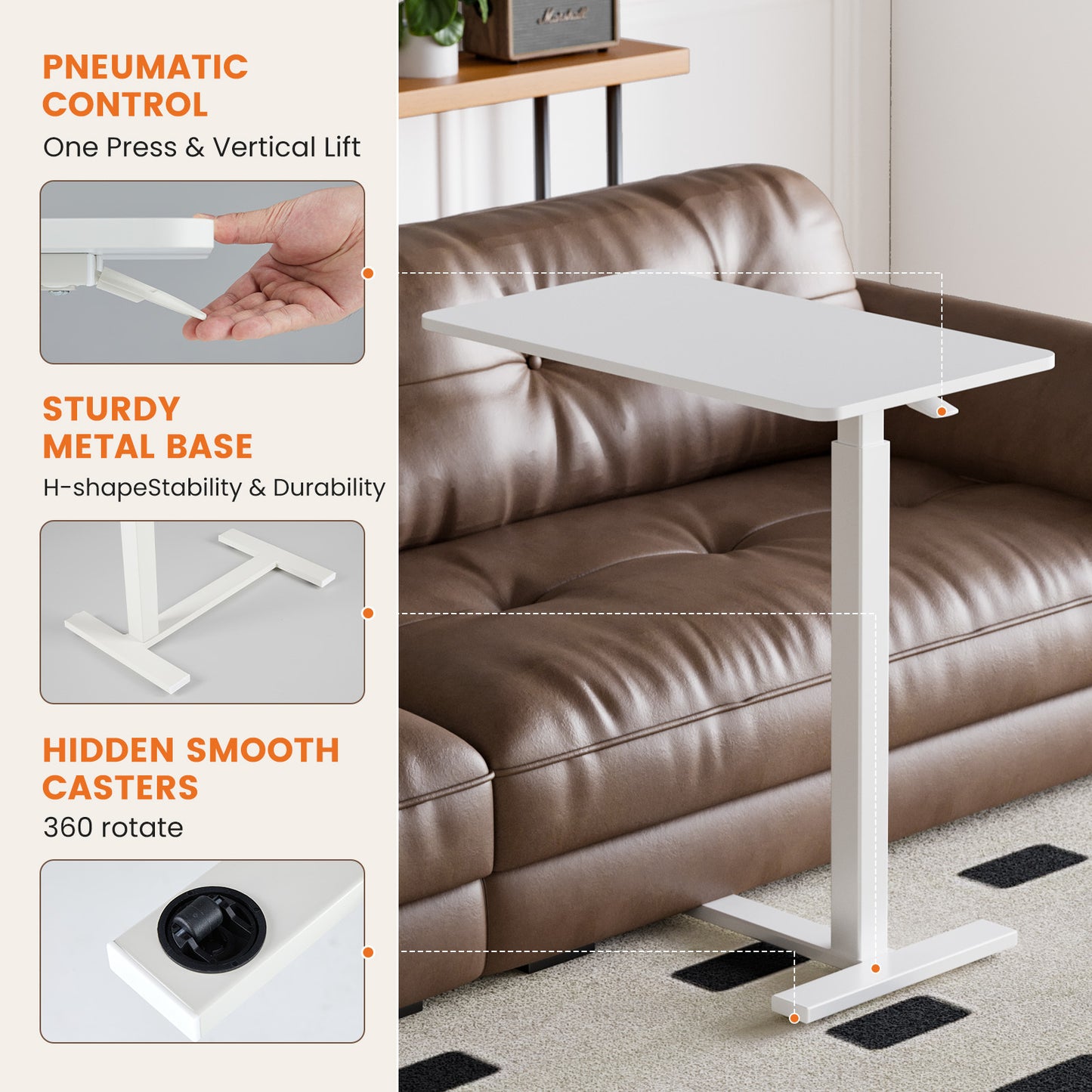 cLazzareschi Modern Mobile Adjustable Standing Desk