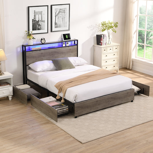 Marcel Modern Storage Full Bed