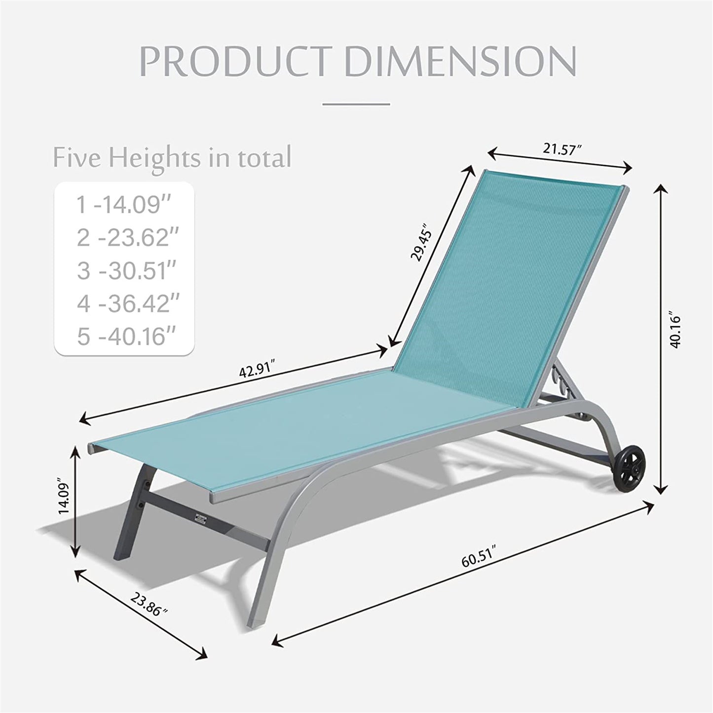 Justo Modern Classic Chaise Set